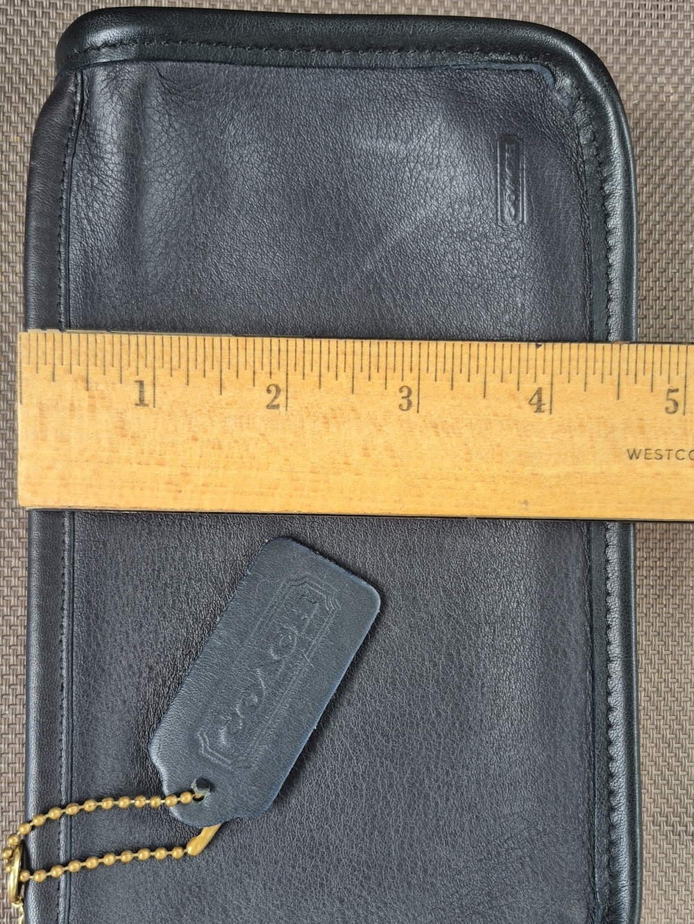 Vintage Coach Small Zip Bag - Picture 6 of 7